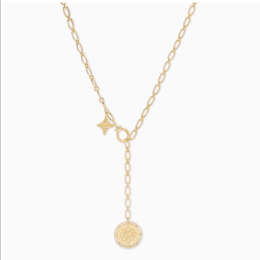 NWOT Gorjana Maya Coin Clasp Lariat